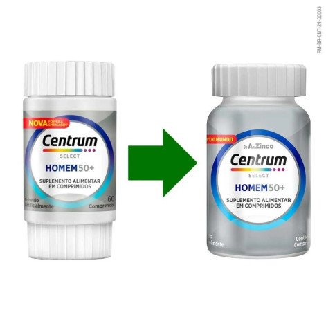 Polivitamínico Centrum Select Homem 60 comprimidos