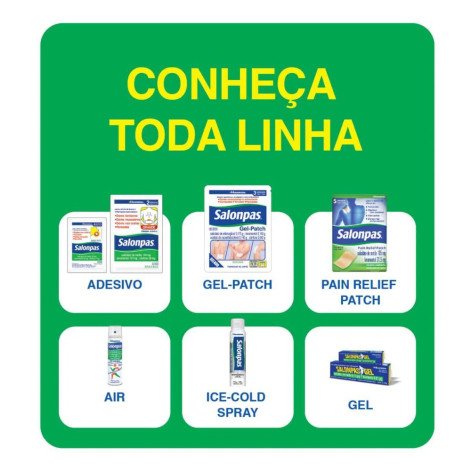 Salonpas Pain Relief Patch com 5 adesivos