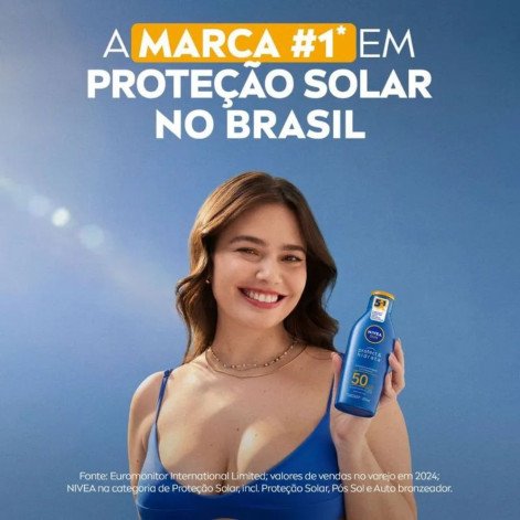 Protetor Solar Nivea Sun Protect & Hidrata FPS50 200ml