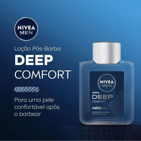 Locao Pos Barba Nivea Men Deep Black 100ml