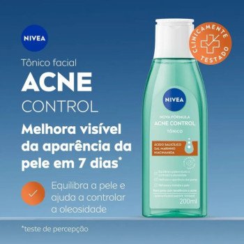 Tônico Facial Nivea Acne Control 200ml