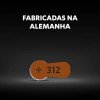 Pilha para Aparelho Auditivo 312 Duracell com 6 unidades