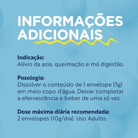 Estomazil Abacaxi Pó Efervescente 6 envelopes de 5g cada