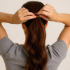 Elástico De Cabelo Pequeno Cor Marrom Proart 6 Unidades
