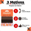 Elástico De Cabelo Pequeno Cor Marrom Proart 6 Unidades