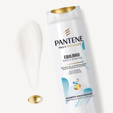 Shampoo Pantene Equilíbrio Raiz e Pontas Purificante 510ml
