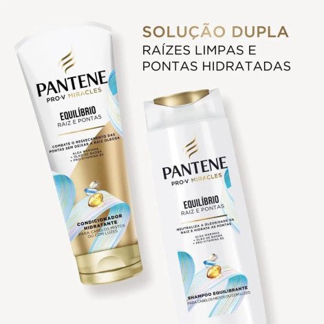Shampoo Pantene Equilíbrio Raiz e Pontas Purificante 510ml