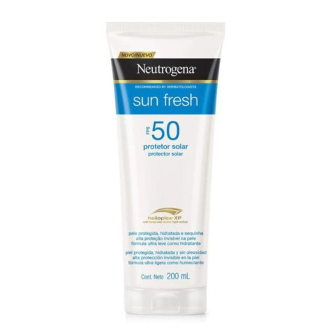 Protetor Solar Corporal Loção FPS 50 Neutrogena Sun Fresh 200ml