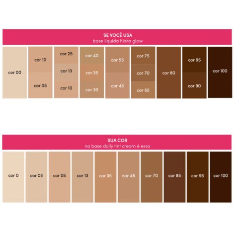 Base Líquida Daily Tint Cream Niina Secrets Cor 35 25ml