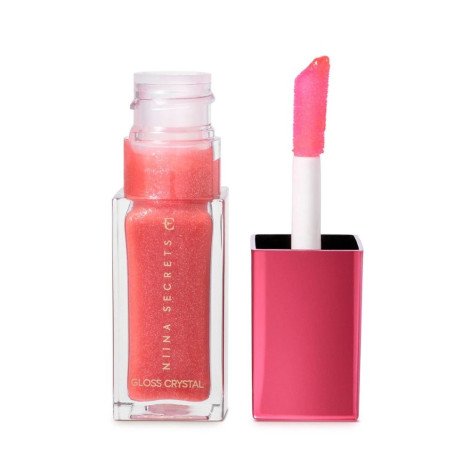 Gloss Labial Líquido Eudora Niina Secrets Gloss Crystal Rubi 7 ml