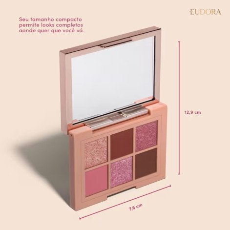 Paleta de Sombras Niina Secrets Shine Rose 5,4g