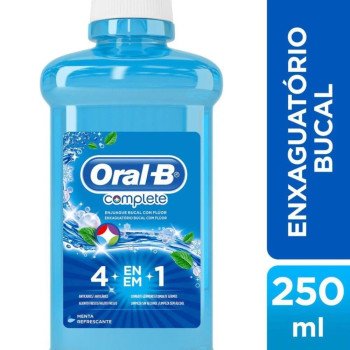 Enxaguante Bucal Sem Álcool Oral-B Complete Menta 250ml