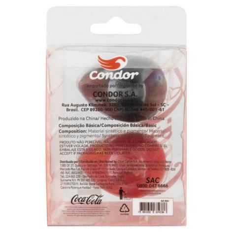 Kit Esponja de Maquiagem Condor Coca-Cola 2 Unidades