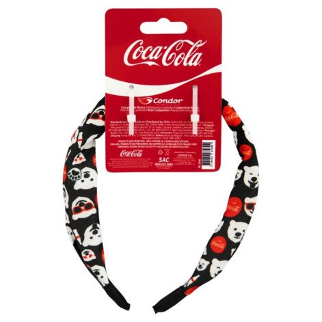 Tiara para Cabelo Coca Cola Condor