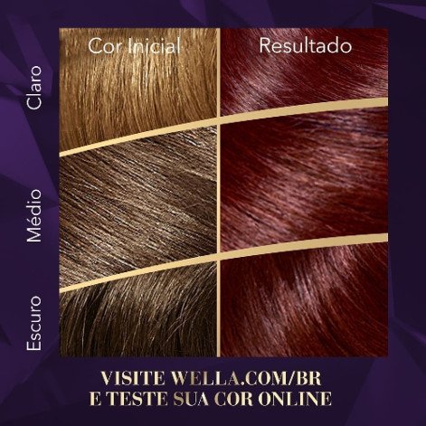 Tinta De Cabelo Koleston N 46 Borgonha