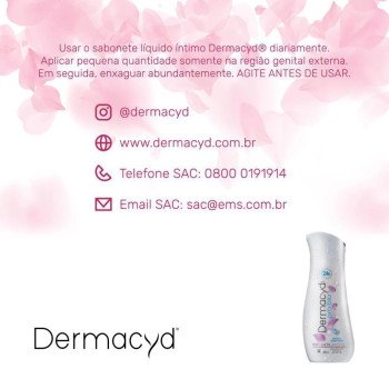 Sabonete Líquido Íntimo Dermacyd Delicata Jasmim 200ml