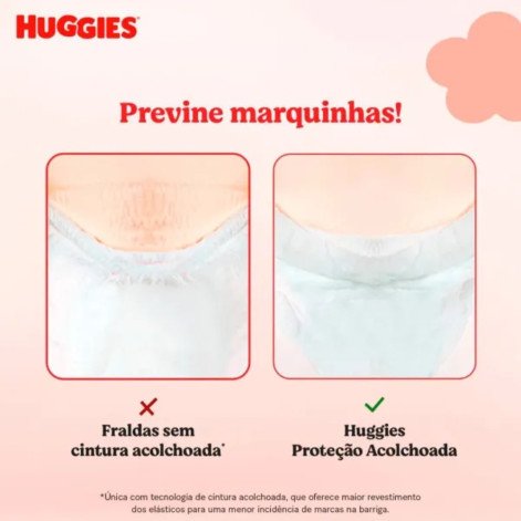 Fralda Huggies Pants Roupinha Proteção Acolchoada Tamanho G Pacote Jumbo 18 Unidades Descartáveis