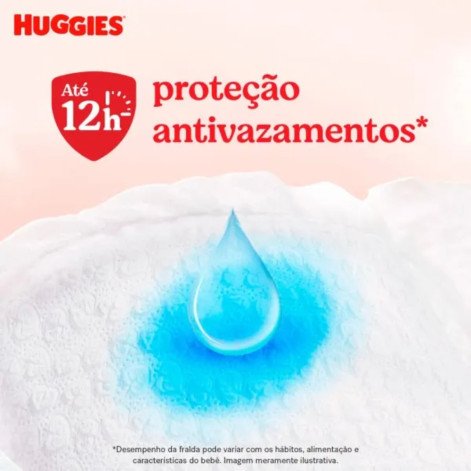 Fralda Huggies Pants Roupinha Proteção Acolchoada Tamanho G Pacote Jumbo 18 Unidades Descartáveis