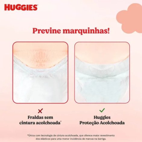Fralda Huggies Pants Roupinha Proteção Acolchoada Tamanho XG Pacote Jumbo 14 Unidades Descartáveis