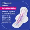 Absorvente Intimus Noturno Toda Protegida Cobertura Seca Com Abas 45 unidades