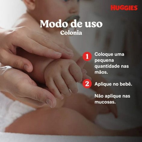 Colônia Infantil Huggies Extra Suave 100ml