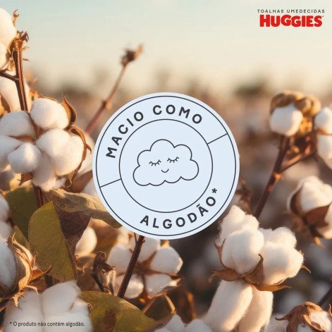 Toalha Umedecida Huggies Higiene Diária 120 Unidades