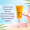 Kit Protetor Solar Ricosol Corpo 70Fps 180G+Facial 70Fps 50G