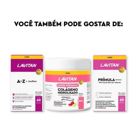 Multivitamínico Lavitan Cabelos E Unhas 60 Capsulas