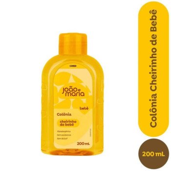 Colônia João e Maria Babê Cheirinho De Bebê 200ml Cimed