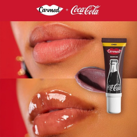 Hidratante Labial Carmed Coca-Cola Marrom 10g