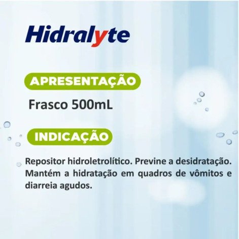 Hydralite 45 Sabor Tutti-Frutti Solução 500ml