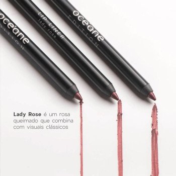 Lápis Contorno Labial Océane Lady Rose