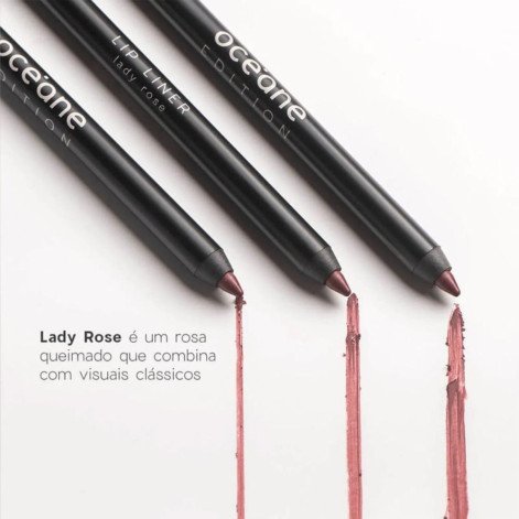 Lápis Contorno Labial Océane Lady Rose