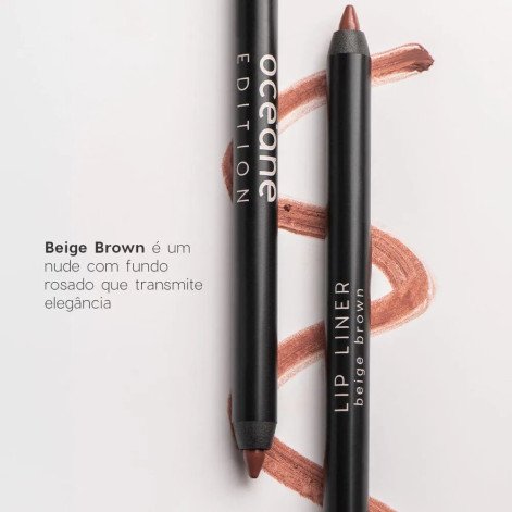 Lápis Contorno Labial Océane Lip Liner Beige Brown