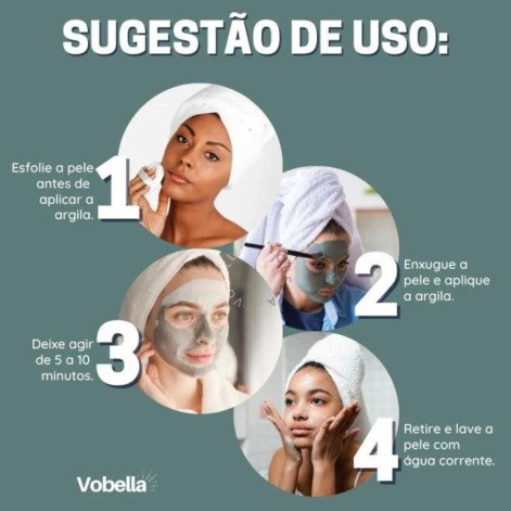 Argila Cinza Em Pó Com Carvão Ativado Natural Labotrat 100G
