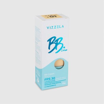 Base Liquida BB Cream Vizzela 10 em 1 FPS 30 Cor 01 35g