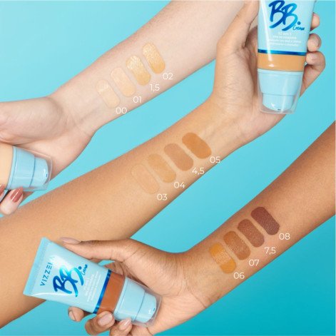 Base Liquida BB Fps30 10 em 1 Vizzela Cor 02 