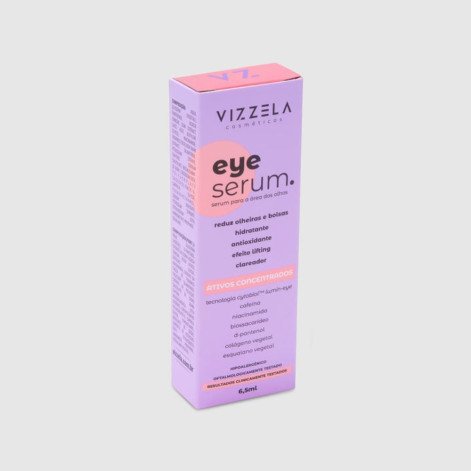 Sérum Para Área Dos Olhos Eye Sérum Vizzela Clareia Olheiras E Hidrata 6ml