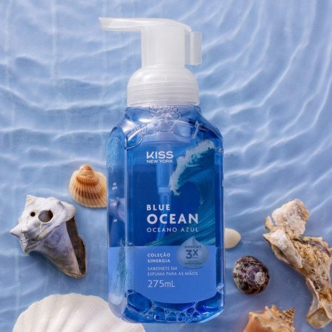 Sabonete em Espuma Para Mãos Kiss New York Blue Ocean 275ml