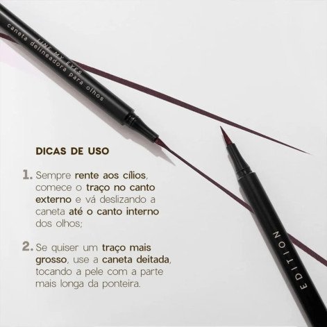 Caneta Delineadora Océane Line My Eyes Marrom