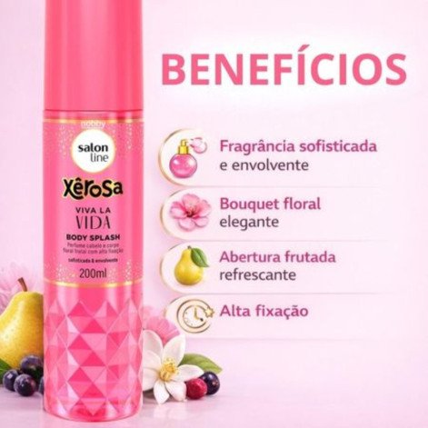 Body Splash Salon Line Xêrosa Viva La Vida 200ml