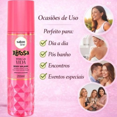 Body Splash Salon Line Xêrosa Viva La Vida 200ml