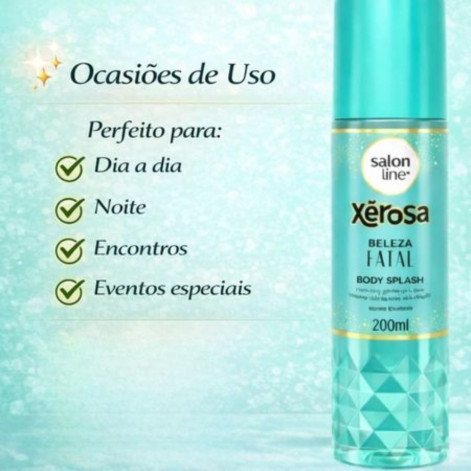 Body Splash Salon Line Xêrosa Beleza Fatal 200ml