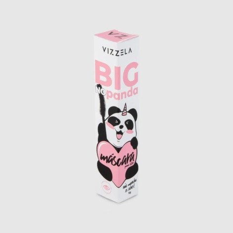 Máscara para Cílios Vizzela Big no Panda Cor Preta Vegana 5g