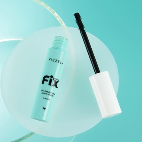 Gel Fixador para Sobrancelhas Vizzela Brow Up Fix Incolor 3g
