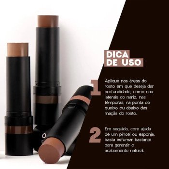Contorno Stick Facial Océane Light Marrom Claro