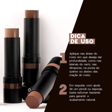 Contorno Stick Facial Océane Light Marrom Claro
