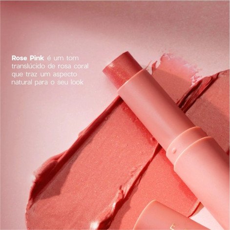 Bálsamo Labial Océane Edition Soft Kiss Glossy Rose Pink 3,2g