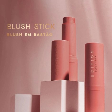 Blush em Bastão Océane Edition Glossy Rose Pink 12g