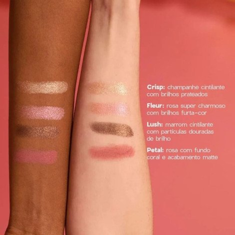 Paleta de Sombras Océane Edition 4 Eyeshadow Glossy 4,5g
